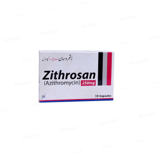Picture of Zithrosan 250mg Cap 10x1s